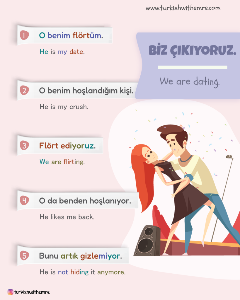 Flirting phrases in Turkish