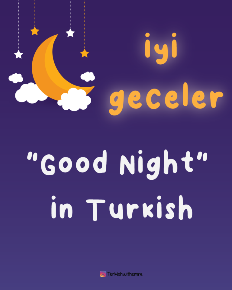 “Good Night” in Turkish: Alternative ways to say