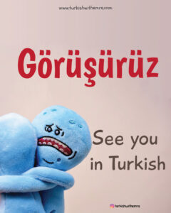 See you in Turkish