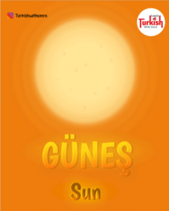 Sun in Turkish language