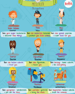 Jobs and professions vocabulary in Turkish