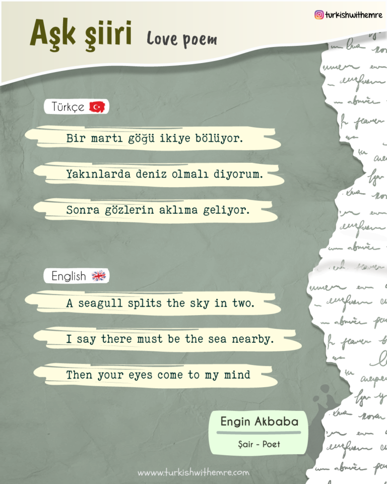 Turkish Love Poem – Engin Akbaba