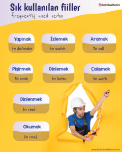Frequently used verbs in Turkish