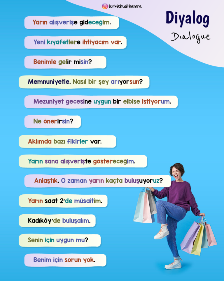Shopping – Turkish Conversation