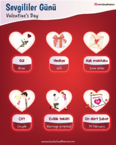 Valentine's day  in Turkish