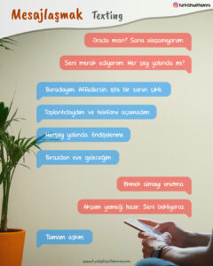 Texting vocabulary and phrases in Turkish