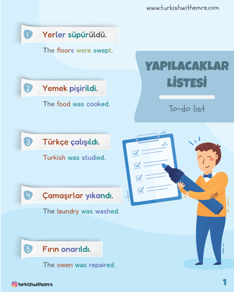 Passive voice in Turkish