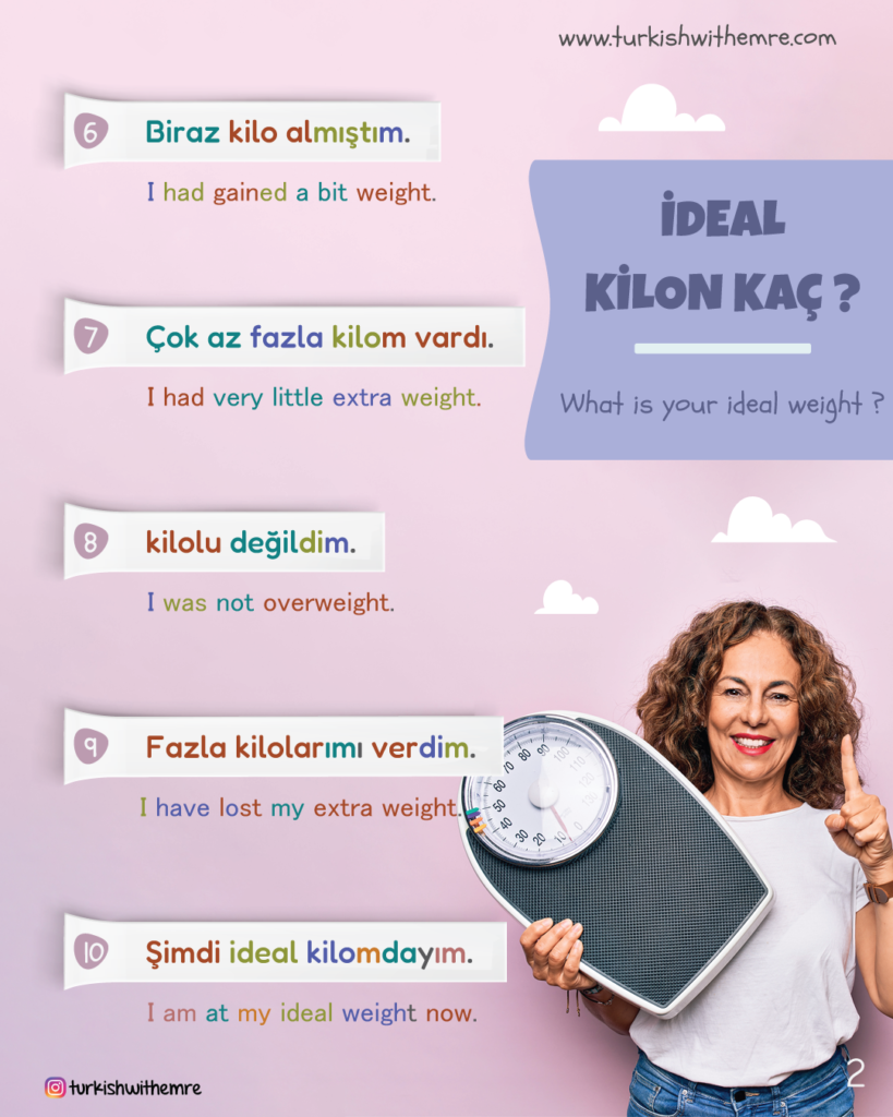 Asking for weight in Turkish
