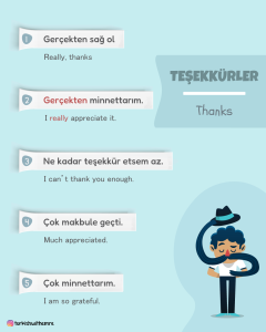 Ways to Say "Thank You" in Turkish